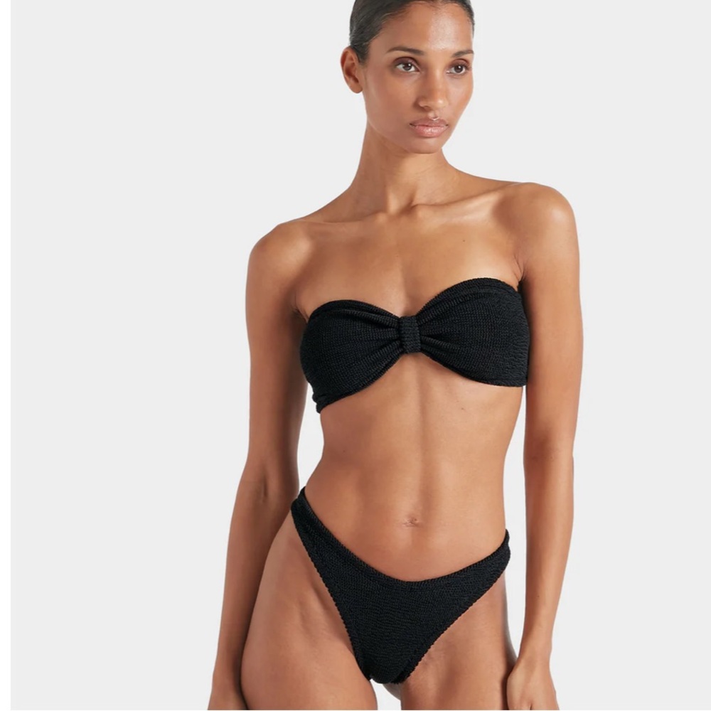 Hunza G Black Classic Bikini Swimwear